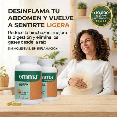 Emma Suplemento Antigases | ¡Mejora tu digestion!
