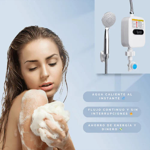 OFERTA 50%OFF - CALENTADOR DE AGUA ELÉCTRICO + DUCHA DE REGALO - 3500W