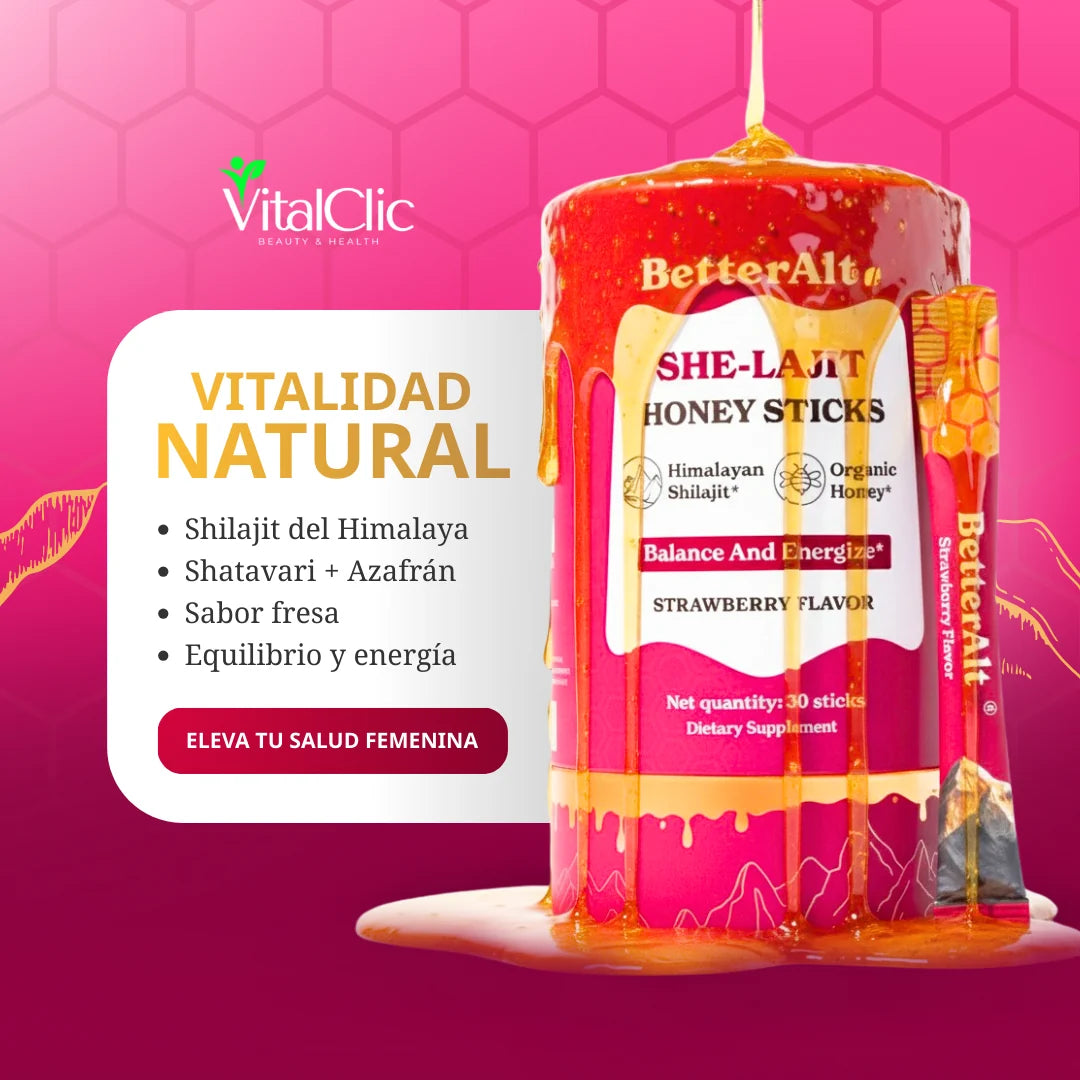 Shilajit en Sobres para Mujer- POTENCIA FEMENINA PARA VIVIR A PLENITUD