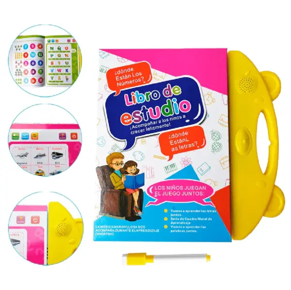 Libro Educativo Sensorial Didáctico + Regalo Bulto de bloques 80 piezas