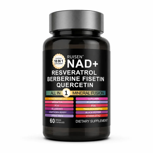 NAD+ Resveratrol 18 en 1 – 60 cápsulas veganas